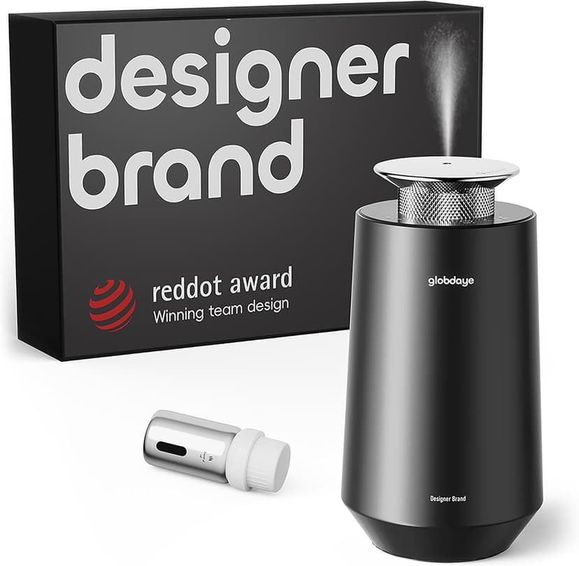 Smart Car Air Freshener Diffuser - Included Luxury Hotel Quality Aroma Oil with Rechargeable Waterless Essential Diffuser, Auto On/Off Adjustable Concentration Scent Machine（i400B）
