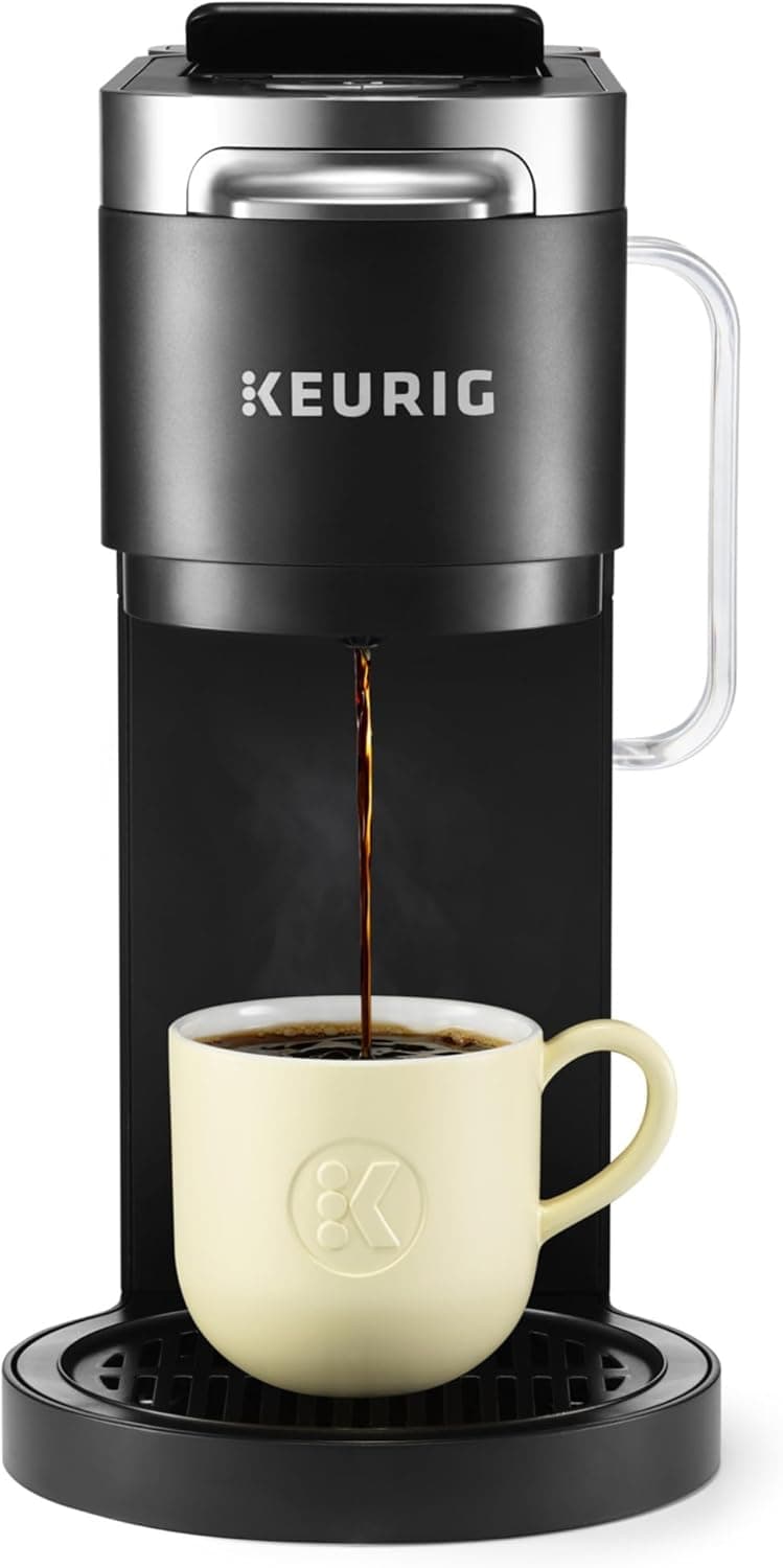 Keurig K-Duo Plus Single Serve & Carafe Coffee Maker, Multi-Position 60oz Removable Reservoir, Programmable Auto Brew Carafe, Black