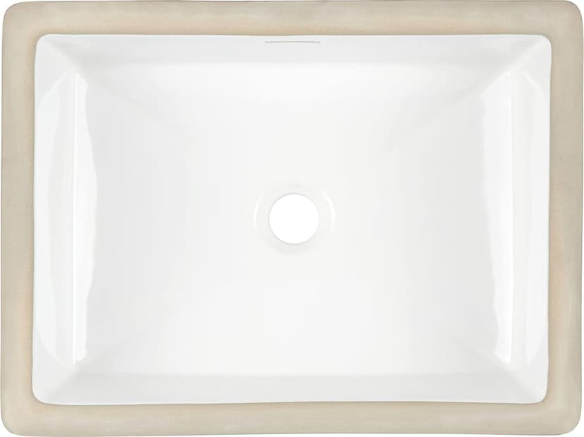 Signature Hardware 453258 Euric 20" Vitreous China Undermount Bathroom Sink