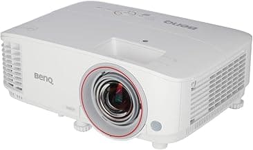 BenQ TH671ST Full HD 1080p Projector for Gaming: High Brightness 3000 ANSI Lumen, Low Input Lag, Superior Short Throw for Table Top Placement - White