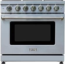 36-inch Pro-Style Gas Range with 6 High-Powered Burners & 6.0 cu. Ft. Convection Oven in Stainless Steel - Natural Gas/LP Convertible Freestanding Range
