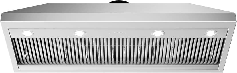 CT Copper Tailor Built-in Range Hood Insert Vent 48 Inch, 1150 CFM with 4-Speed Fan, LED Light, Dishwasher-safe Baffle Filter,Stainless Steel