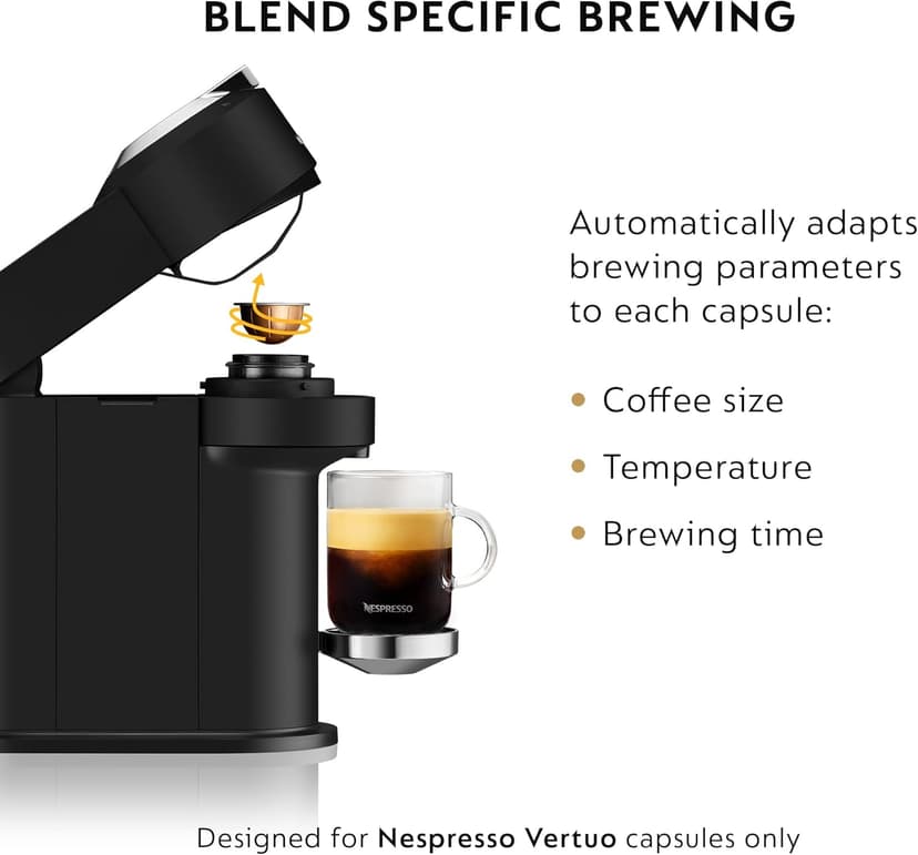Nespresso Vertuo Next Deluxe Coffee and Espresso Maker by Breville with Aeroccino Milk Frother