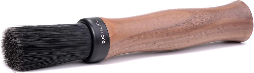 Normcore Barista Brush - Coffee Cleaning Brush - Genuine American Walnut Wood Handle Espresso Brush Cleaner - Coffee Bar Brush Espresso Grinder Brush - Coffee Cleaning Tool
