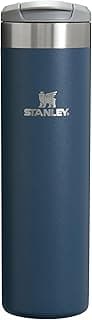 Stanley AeroLight Transit Bottle 20 oz | Locking Drink Through Lid | Leak Resistant Water Bottle or Coffee Travel Mug | Lightweight Insulated Stainless Steel | BPA-Free | Navy