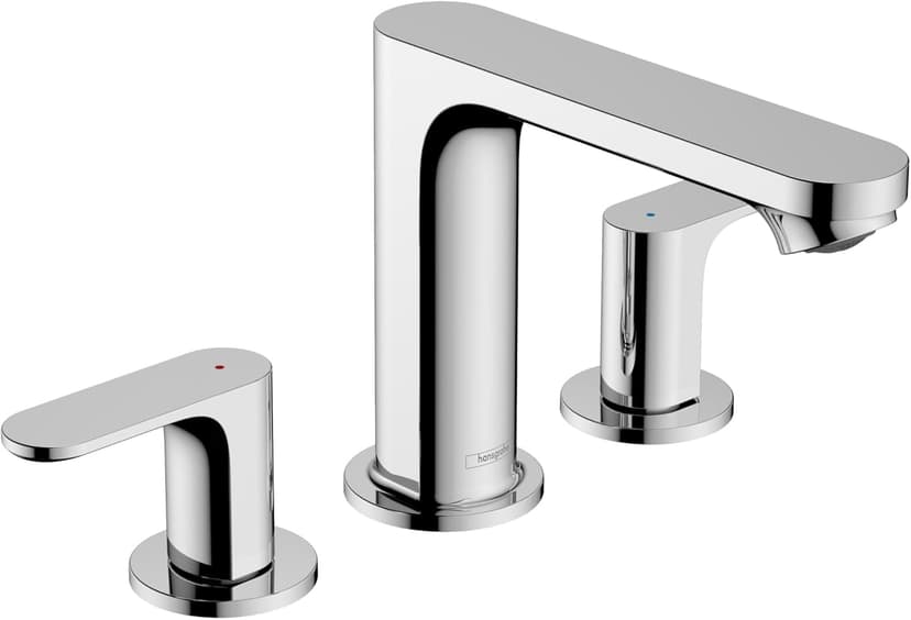 hansgrohe Rebris S Widespread Bathroom Sink Faucet in Chrome, 72530001