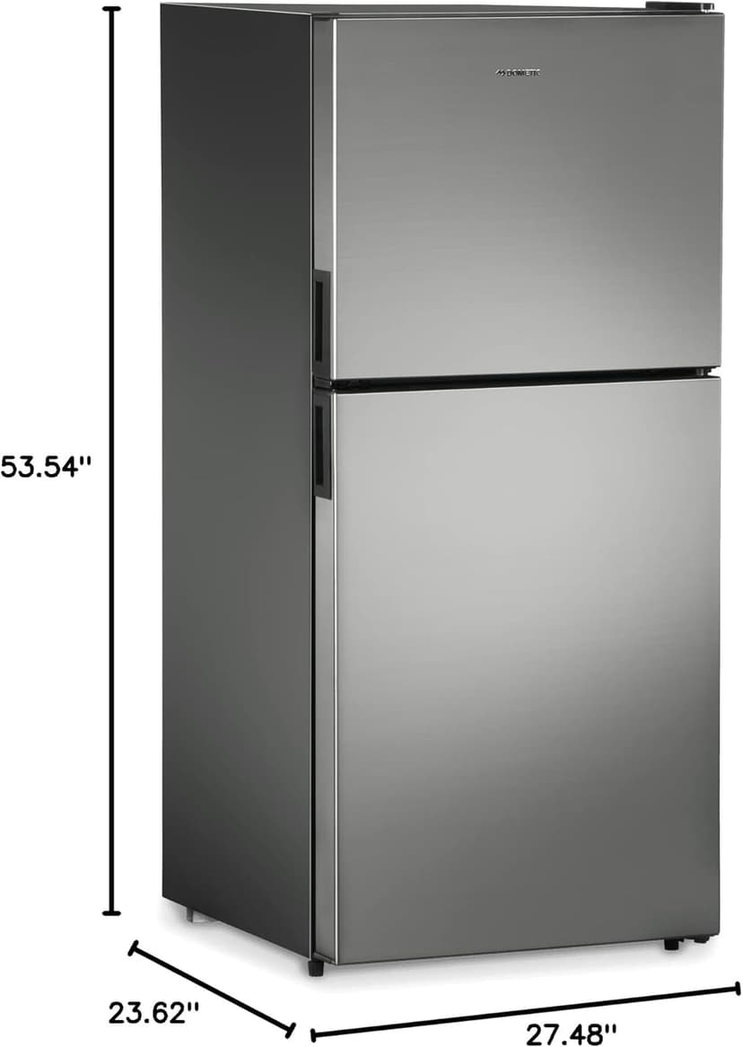 Dometic DMC4081CFRH RV Refrigerator - 8 cu.ft. Storage, 12VDC Compressor Cooling, Right Hinge