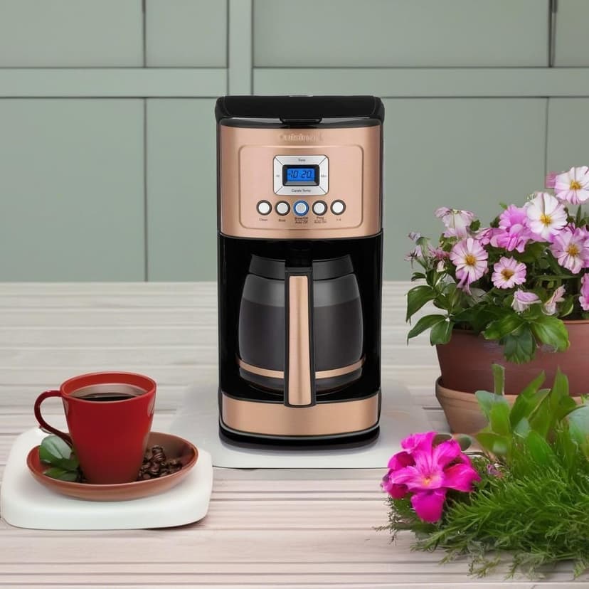 Cuisinart DCC-3200CPAMZ PerfecTemp 14 Cup Programmable Coffeemaker - Copper