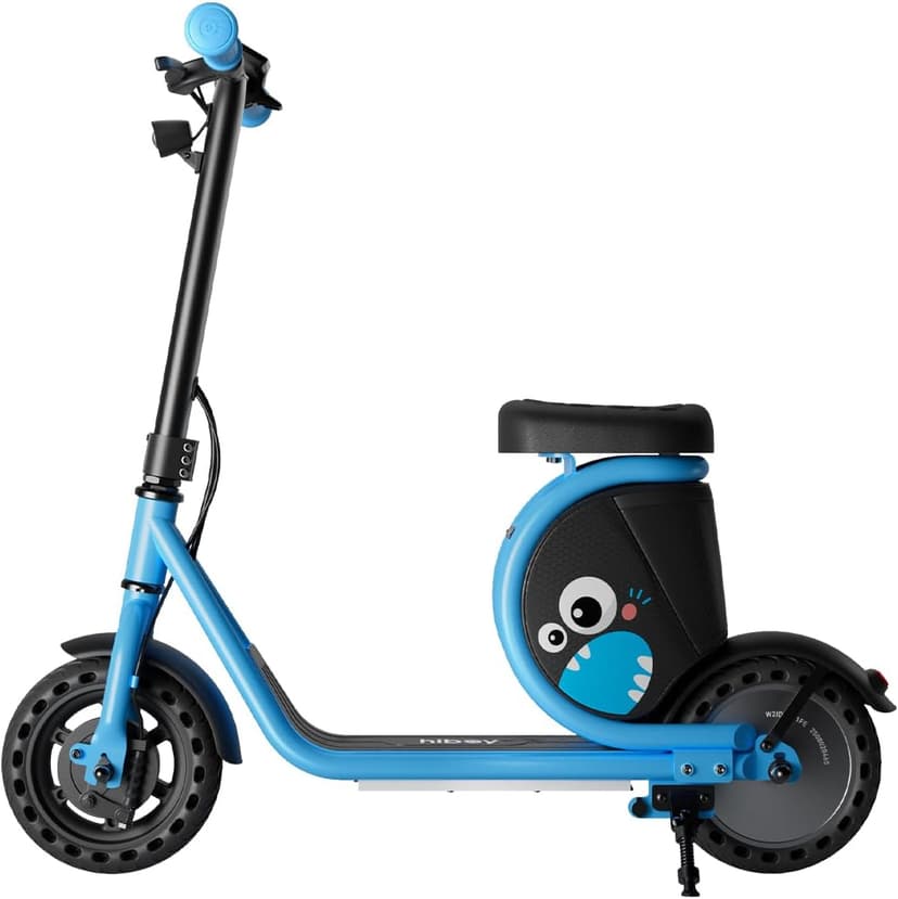 Hiboy JoyHaul Electric Scooter for Kids, Ages 4-10 – LED Neon Lights, 100W Brushless Motor, 56.16Wh Battery, Under-Seat Storage & Safety Brake