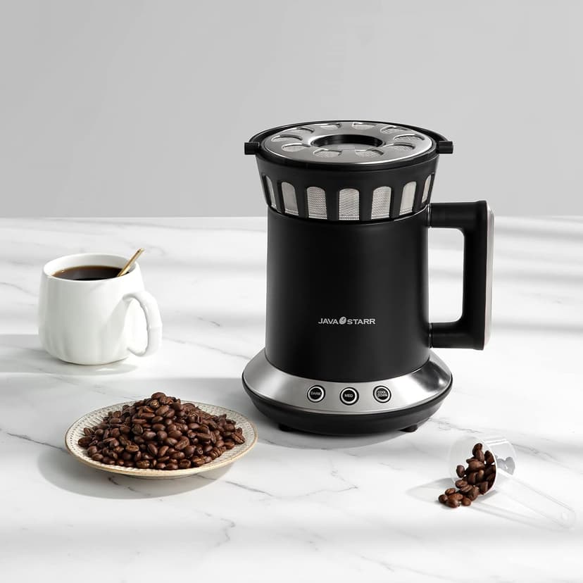 Electric Coffee Roaster Machine for Home Use 1200W,Coffee Bean Roaster Machine for Home Use with Two Optional Baking Modes (Med & Dark),Coffee Roaster Stovetop,110v~120V