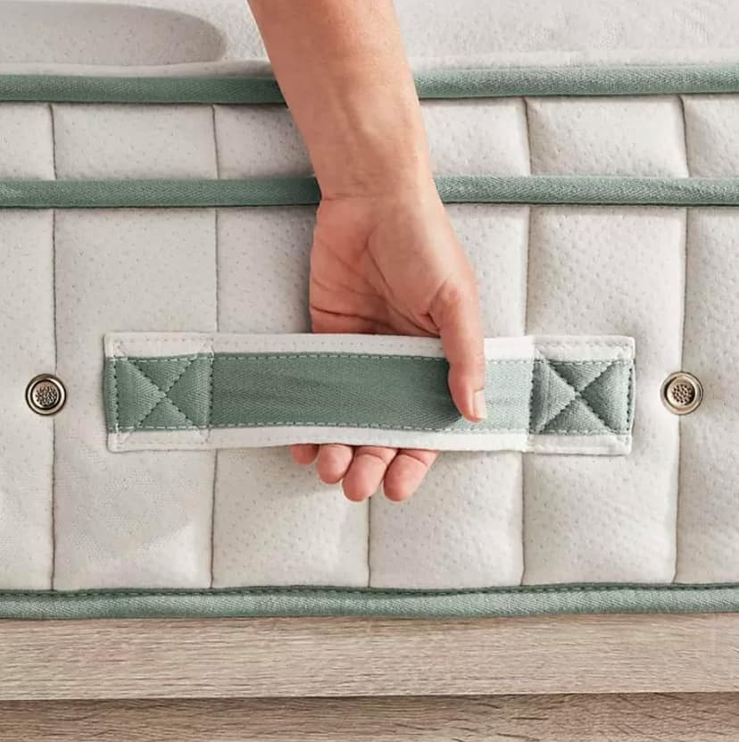 Mark Hotel Premier Medium-Firm Hybrid Mattress with Organic Latex-GOTS‐Certified Organic Cotton and Wool-Handcrafted in USA