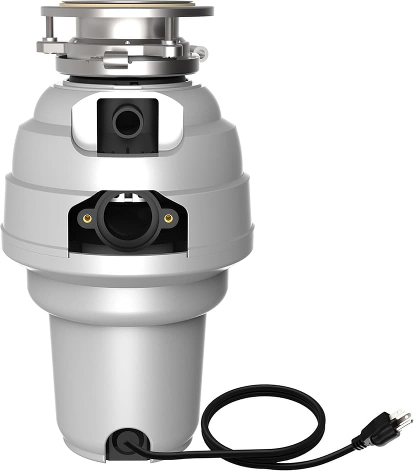 American Standard 10-US-ASD-1250 Premium Garbage Disposal with 3-Bolt Mount System and Odor Protection Processor, Stainless steel, Silver