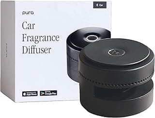 Pura Car Diffuser - Smart Car Aroma Diffuser with USB-C Cable for Luxury Fragrances - Auto Start & Start - Adjustable Fragrance Intensity - Fragrances Sold Separately