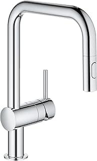 GROHE 32319003 Minta Pull-Down U Kitchen Faucet Chrome