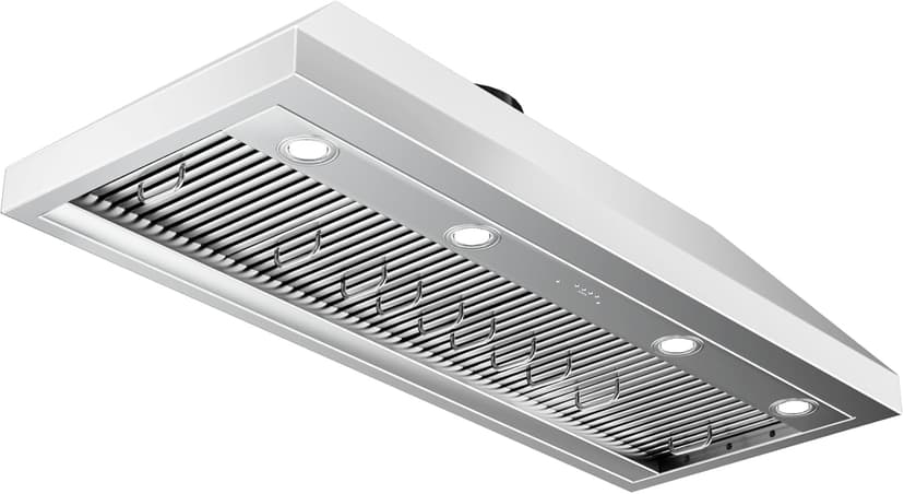 CT Copper Tailor Built-in Range Hood Insert Vent 48 Inch, 1150 CFM with 4-Speed Fan, LED Light, Dishwasher-safe Baffle Filter,Stainless Steel