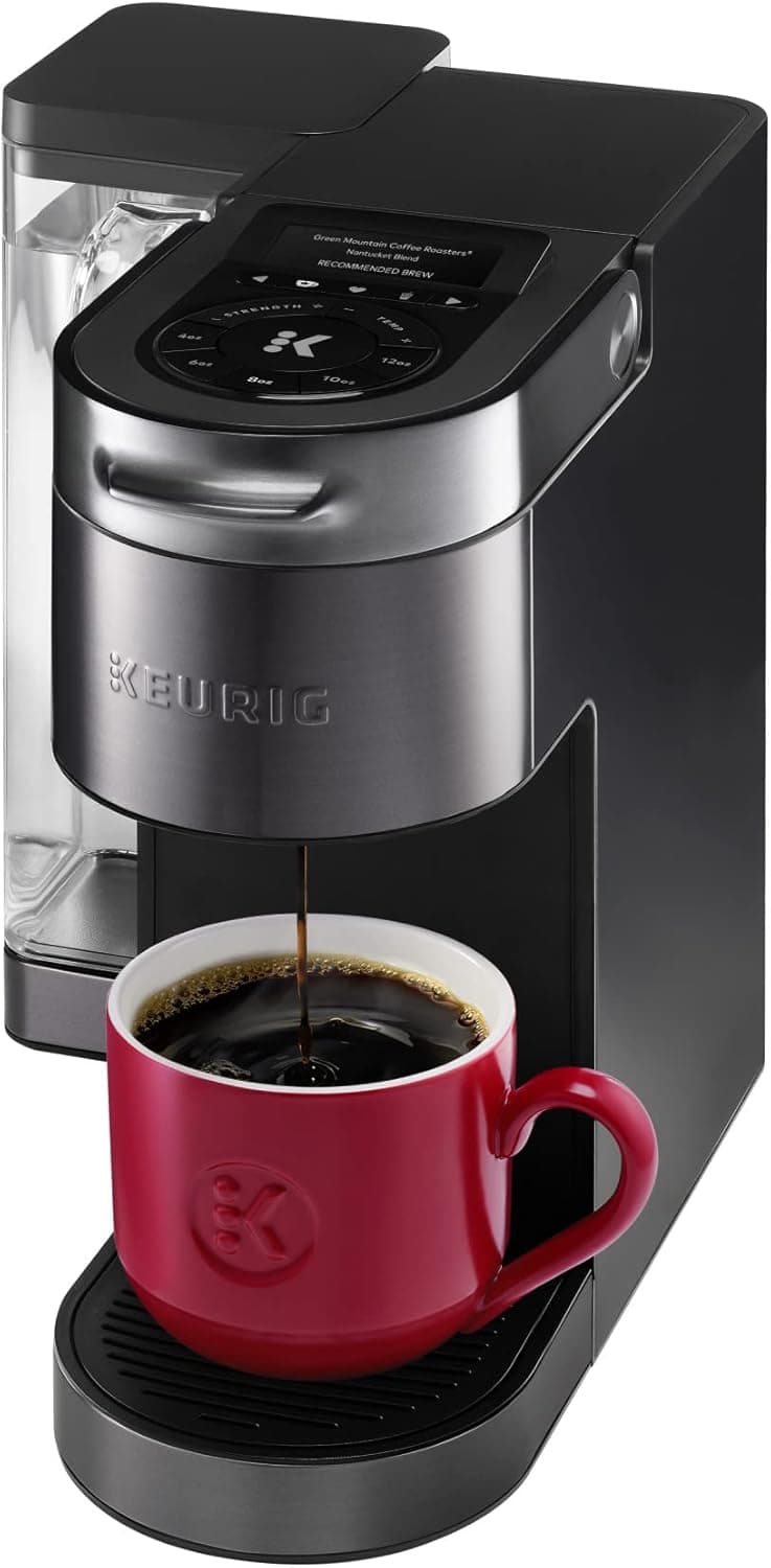 Keurig K-Supreme Plus SMART Coffee Maker, Single Serve K-Cup Pod Coffee Brewer, BREWID and MultiStream Technology, 78 Oz, Black