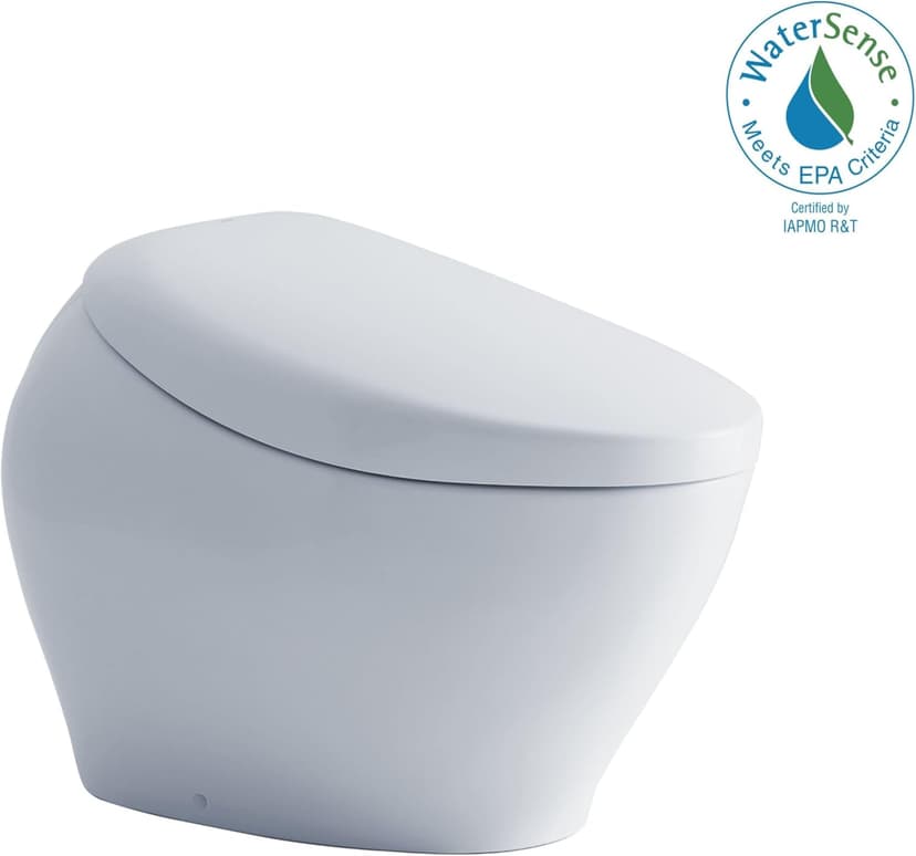 TOTO NEOREST® NX1 Dual Flush 1.0 or 0.8 GPF Toilet with Integrated Bidet Seat, EWATER+® - Cotton White - MS902CUMFG#01