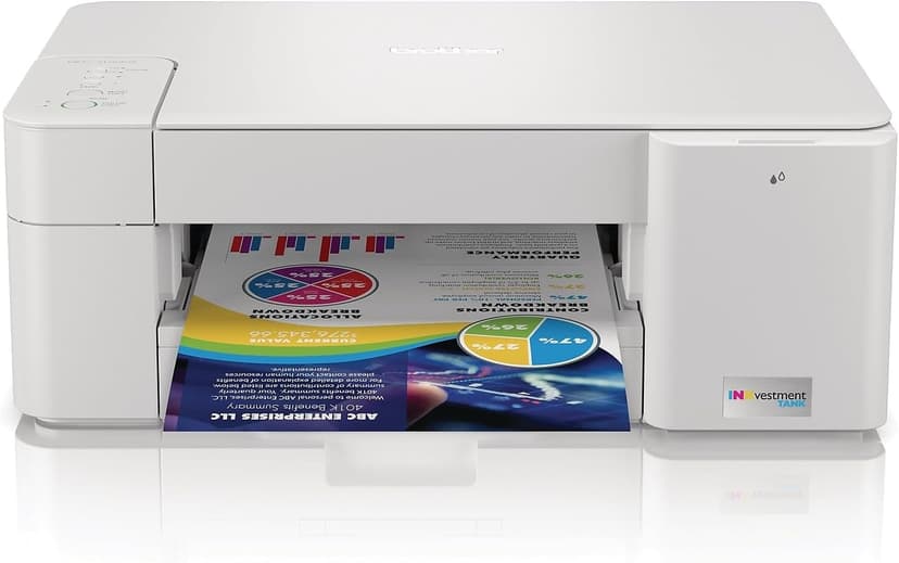 Brother MFC-J1205W INKvestment -Tank Wireless Multi-Function Color Inkjet Printer with Up to 1-Year in Box, Works with Alexa