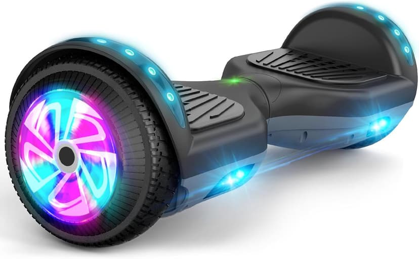 FLYING-ANT Self Balance Scooter 6.5" with Speaker and LED Lights Red