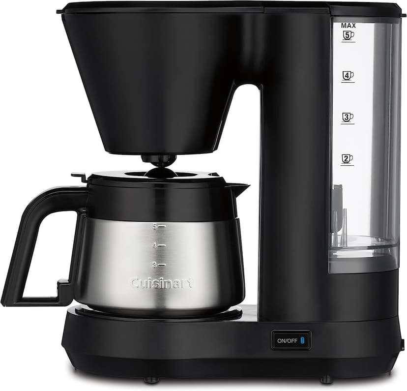 Cuisinart 5-Cup Coffeemaker with Stainless Steel Carafe, DCC-5570NAS