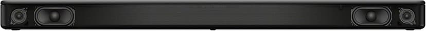Sony S100F 2.0ch Soundbar with Bass Reflex Speaker, Integrated Tweeter and Bluetooth, (HTS100F), easy setup, compact, home office use with clear sound black