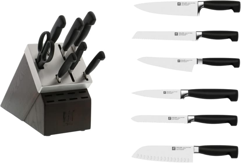 ZWILLING Four Star 8-pc Self-Sharpening Block Set
