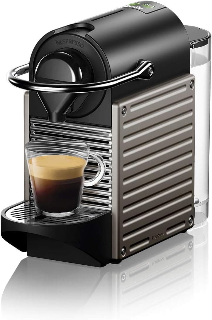 Breville Nespresso BEC430TTN Pixie Espresso Machine, Titan