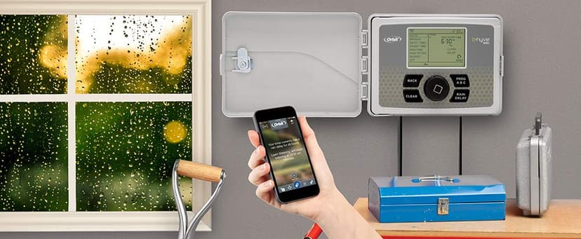 Orbit 57946 B-hyve Smart Indoor/Outdoor 6-Station WiFi Sprinkler System Controller