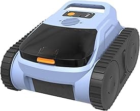 (2025 New) Automatic Pool Vcuum, Cordless Robotic Pool Cleaner, Wall Climbing, Waterline Cleaning, 165 Min Runtime for Above Ground & Inground Pools Up to 2080 sq.ft