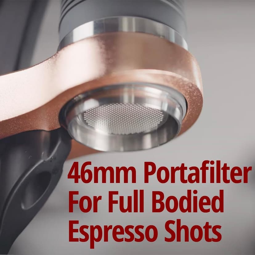 Flair UPDATED PRO 3 (Black) - All manual lever espresso maker with a stainless steel brew head, pressure gauge, and a shot mirror