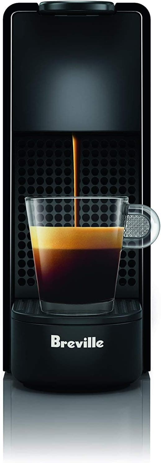 Nespresso Essenza Mini Espresso Machine by Breville with Milk Frother,20.3 fl oz, Piano Black