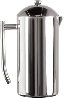 Frieling Double-Walled Insulated French Press Coffee Maker - 17 Oz Stainless Steel French Press for Smooth Coffee, Cold Brew & Camping
