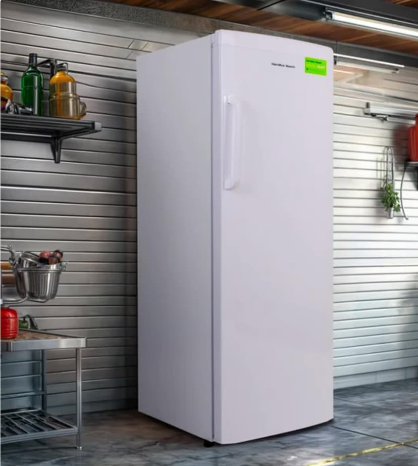 11 Cu Ft Upright Freezer with Drawer Organizer - Manual Defrost & Energy Efficient