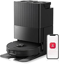 roborock Qrevo Edge S5A Robot Vacuum and Mop, 17,000Pa, Zero-Tangling, DuoDivide Main Brush, FlexiArm Side Brush, Hot Water Mop Washing & Self-Cleaning, Warm Air Drying, Self-Emptying, Black