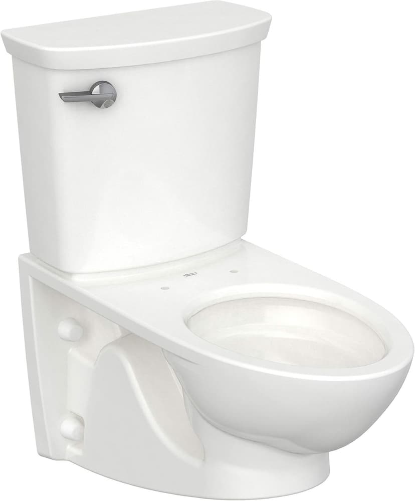 American Standard 2882107.020 Glenwall VorMax Wall-Hung Elongated Toilet with Left Hand Trip Lever, 1.28 Gpf, White