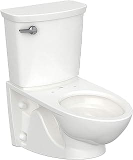 American Standard 2882107.020 Glenwall VorMax Wall-Hung Elongated Toilet with Left Hand Trip Lever, 1.28 Gpf, White