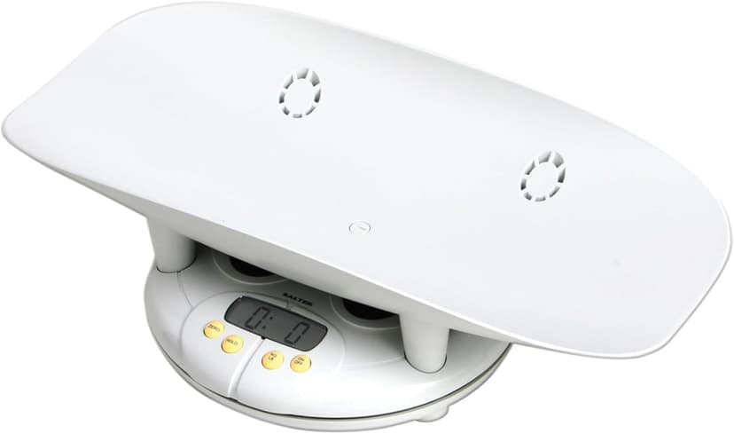 Salter Baby, Toddler, Pet Scale, Perfect Readings for Before and After Feedings and Parents and Breeders, 3-in-1 Function, Designed for Infants, Toddlers, and Pets, Hold Button, 44 LB Capacity, White