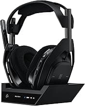 Logitech G Astro A50 X Omni-Platform Wireless Gaming Headset + Base Station for PS5, Xbox, PC: PLAYSYNC Video & Audio Switcher, HDMI 2.1 4K 120Hz VRR, <24 bit/48 kHz, 24hr Battery, 2.4GHz & BT - Black