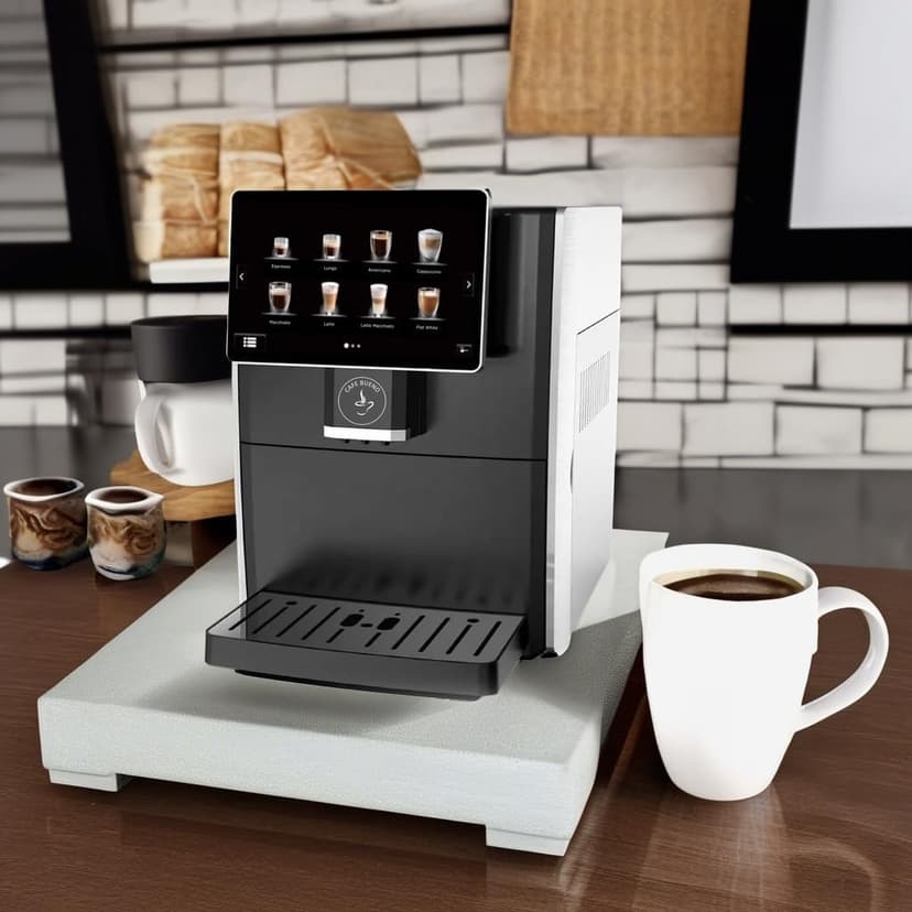 Super Automatic Espresso Machine For Home - Coffee Machine With Grinder & Milk Frother For Latte, Cappuccino, Macchiato - Auto Wake & Sleep – All Milk Types