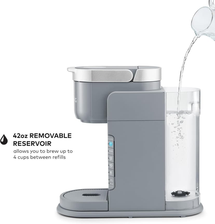 Keurig K-Iced Coffee Maker, Single Serve K-Cup Pod Iced Coffee Maker, With Hot and Cold Coffee Capabilities, Brews Any K-Cup Pod, Gray