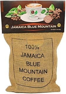 Green Coffee Traders Whole Bean 1LB. 100% Jamaica Jamaican Blue Mountain Roasted Coffee