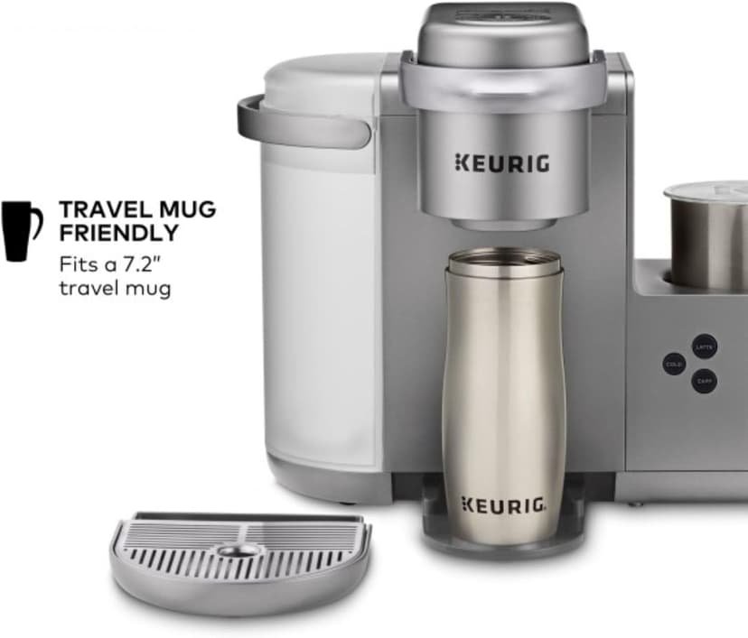 Keurig K-Cafe Special Edition Single Serve K-Cup Pod Coffee, Latte and Cappuccino Maker, Nickel