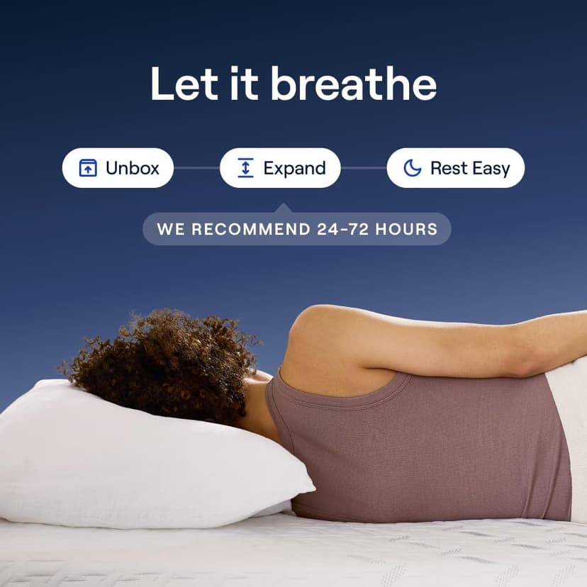 Nectar Classic Hybrid 12” Queen Mattress - Medium Firm - Memory Foam & Innerspring Coils - Cooling Top Layer - Pressure-Relief - Mattress in a Box - 365-Night Trial & Forever Warranty