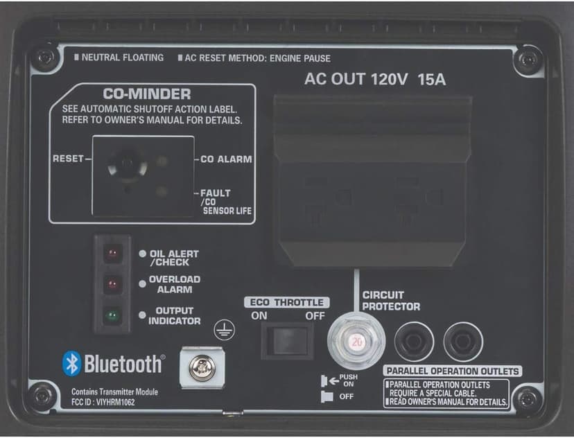 Honda EU2200ITAN 2200-Watt 120-Volt Super Quiet Portable Inverter Generator with CO-Minder - 49-State