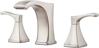Pfister Venturi Bathroom Sink Faucet, 8-Inch Widespread, 2-Handle, 3-Hole, Spot Defense Brushed Nickel Finish, LF049VNGS