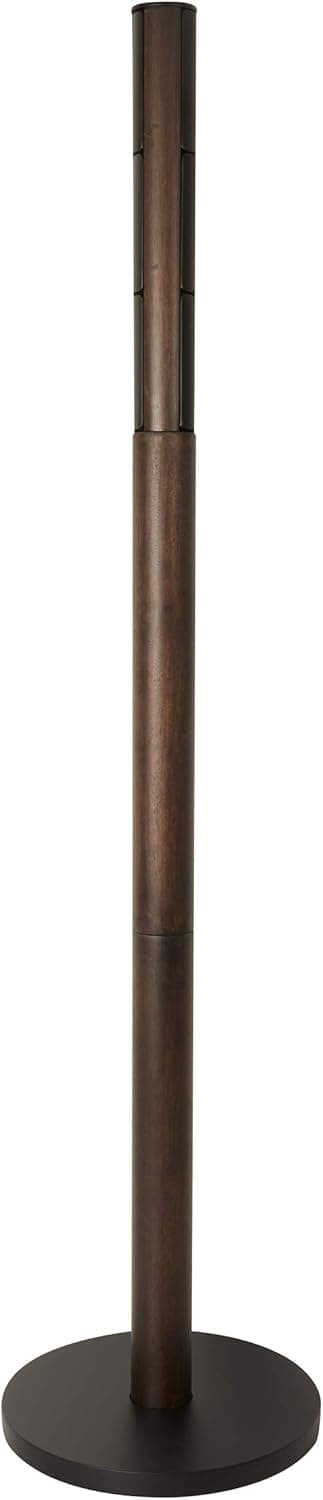 Umbra Flapper Coat Rack, Clothing Hanger, Umbrella Holder, and Hat Organizer, Great for Entryway, Black/Walnut (320361-048)