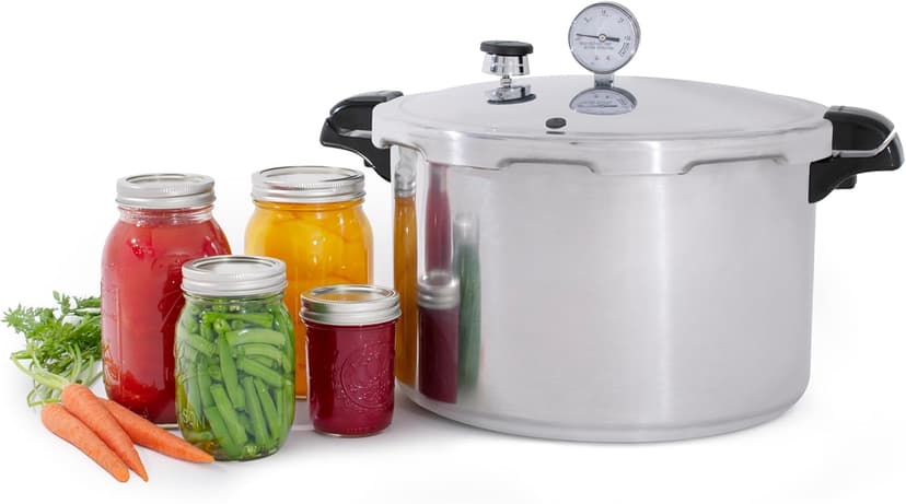 Presto 01755 16-Quart Aluminum canner Pressure Cooker, One Size, Silver