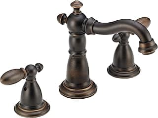 DELTA FAUCET 35955-RB-DST Victorian 2-Handle Bathroom Sink Faucet in Venetian Bronze Widespread