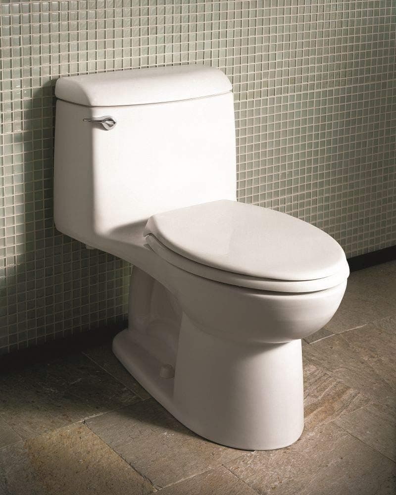 American Standard 2034314.020 Champion 4 One-Piece Toilet with Toilet Seat, Elongated Front, Chair Height, White, 1.6 gpf