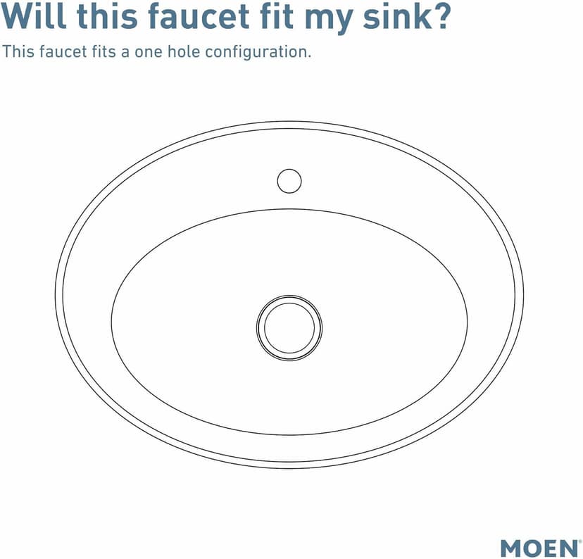 Moen Align Matte Black One-Handle Single Hole Low Profile Modern Bathroom Faucet with Drain Assembly, 6191BL
